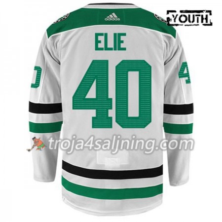 Dallas Stars tröja REMI ELIE 40 Adidas Vit Authentic - NHL Tröjor Barn